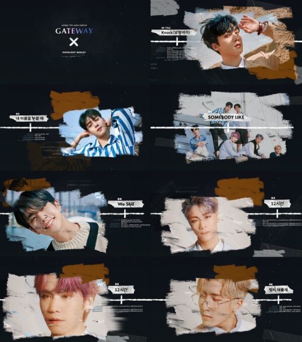 아스트로 컴백 하이라이트 메들리 공개했다.(사진=판타지오뮤직)