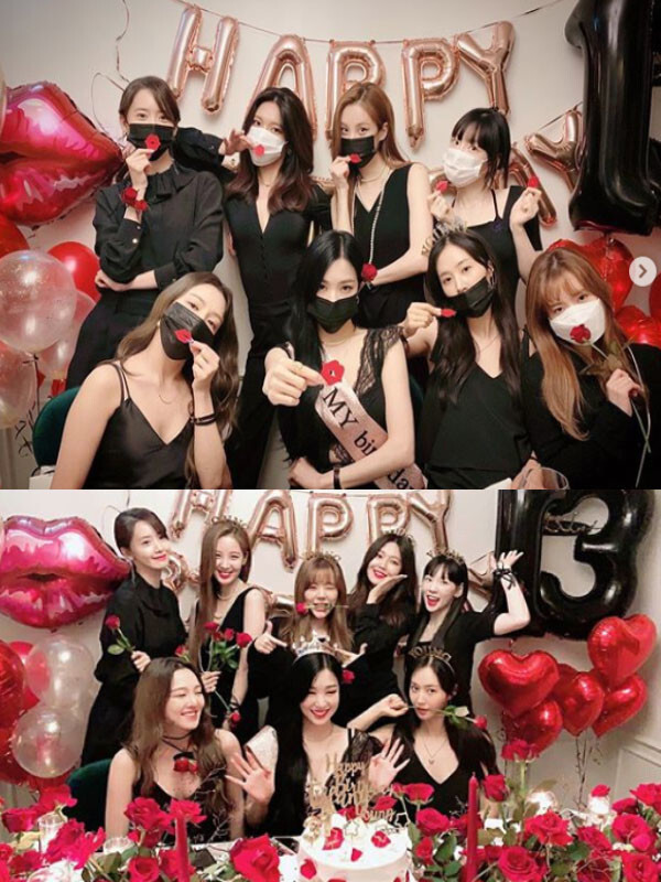 소녀시대 태연, 써니 SNS 캡처