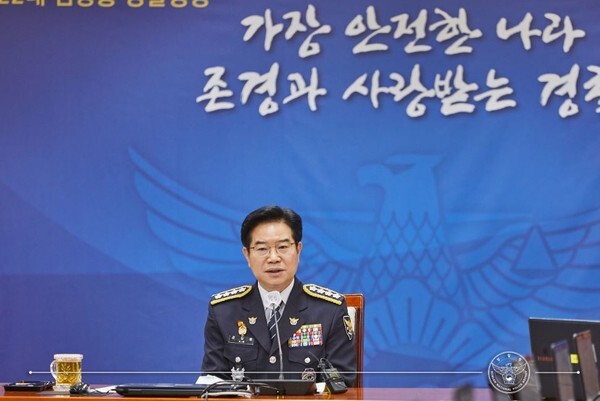 김창룡 경찰청장이 을왕리 음주운전 사고에 대해 엄정 수사 할 것을 지시했다. 사진은 김창룡 경찰청장(경찰청 제공)