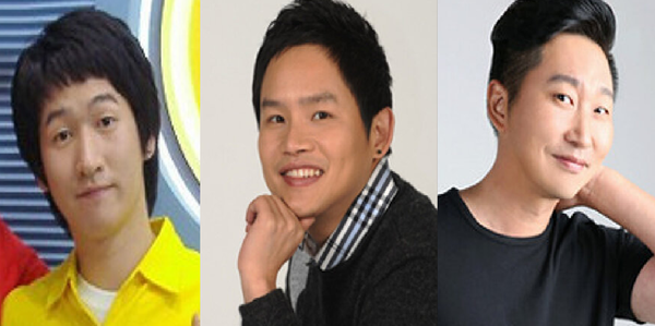 최재욱이 불법도박장 개설 혐의를 받는 개그맨 최 씨인 것으로 확인됐다. 사진은 왼쪽부터 최재욱, 김형인, 최국(포털사이트 프로필 사진)