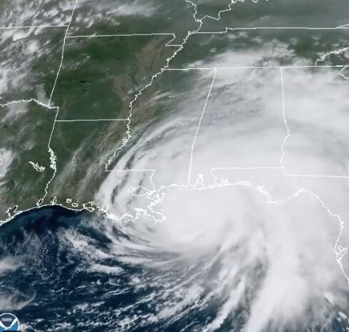 허리케인 샐리(사진=NOAA 공식 SNS)
