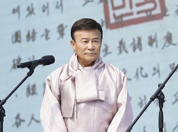 김원웅 광복회 회장 (사진=청와대 제공)