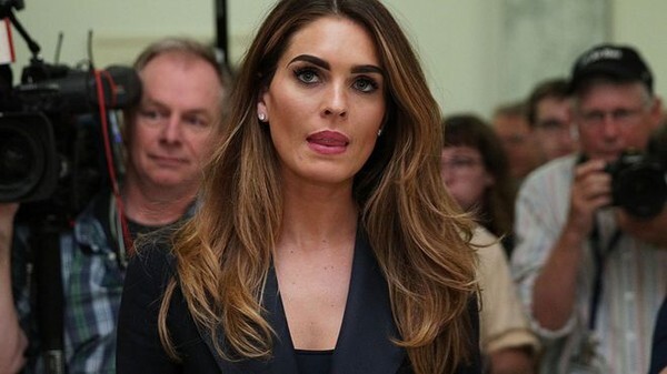 트럼프 대통령 호프 힉스(Hope hicks) 보좌관(사진., BBC NEWS)