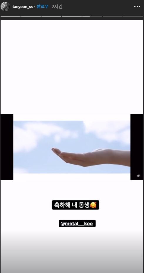 태연이 동생 하연의 가수 데뷔를 응원했다.(사진=태연, 하연 인스타 캡처)