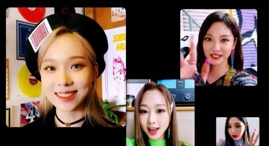 에스파  멤버들의 얼굴 (사진=SM공식 영상 캡처)