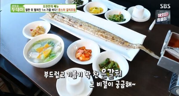 통갈치 요리와 치앙마이방콕음식, 황골엿이 화제다 (사진, SBS '생방송투데이' 캡처)