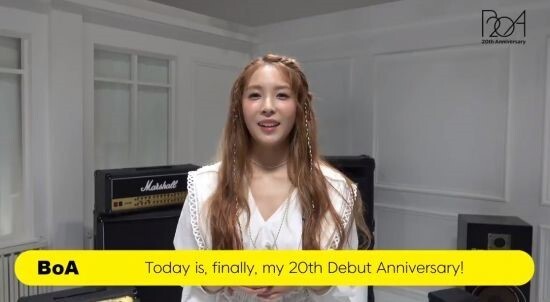 보아 데뷔 20주년 리얼리티가 화제다 (사진, Vlive BoA 캡처)