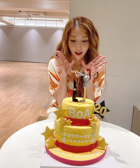 올해로 데뷔 20주년을 맞은 보아 (사진, 보아 인스타그램 캡처)