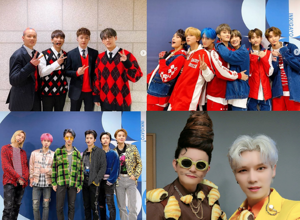 음악중심, 인기가요에 출연한 비투비포유, NCT, 노라조 등도 코로나19 검사를 진행할 예정이다.(사진=비투비포유, NCT, 노라조 공식 SNS 캡처)