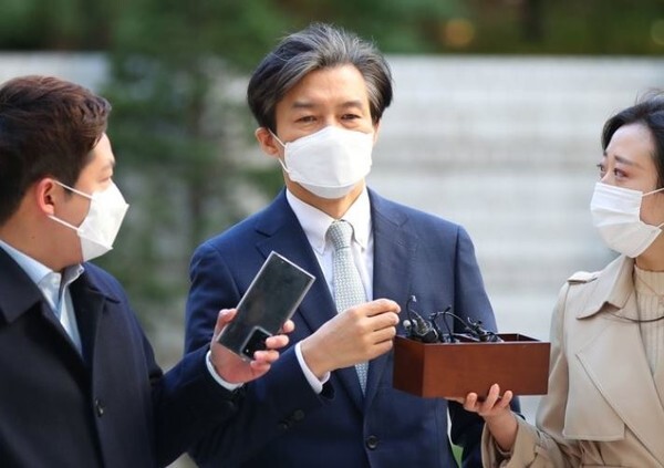 조국 전 법무부장관의 모습. (사진=연합뉴스 제공)