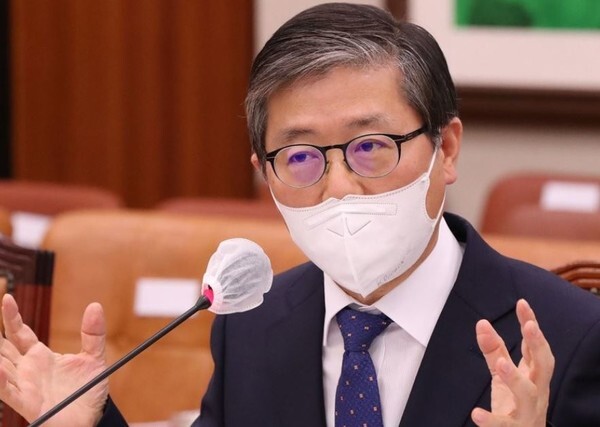 변 후보자가 23일 국회에서 열린 인사청문회에서 발언하고 있다. (사진=연합뉴스 제공)