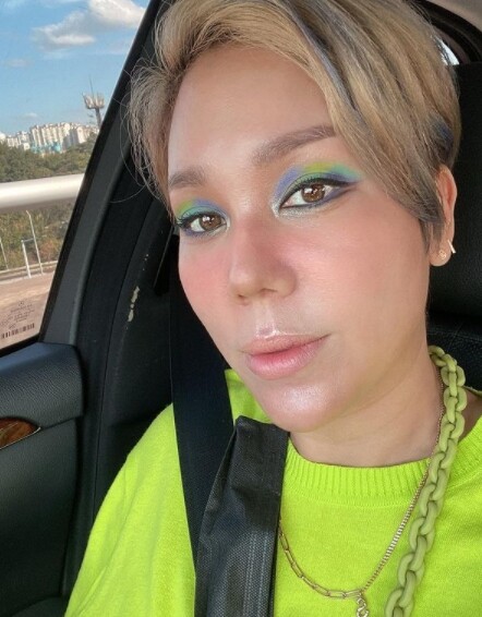 김송이 강원래와의 결혼 생활이 지옥같았다고 말해 화제다 (사진, 김송 인스타그램 캡처)