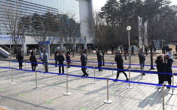 천안 선별진료소 모습(사진=연합뉴스 제공)