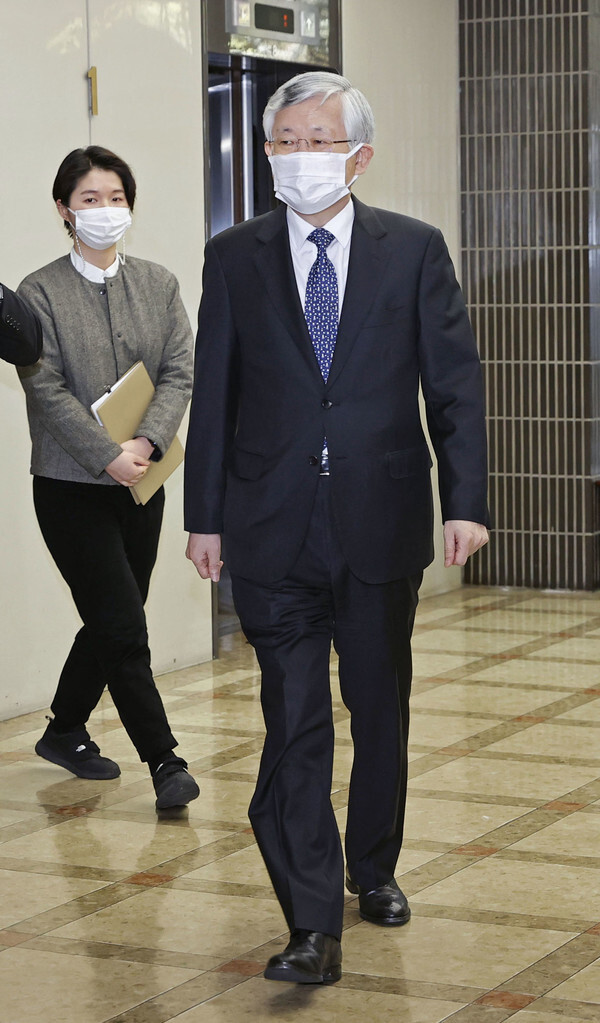 일본 외무성은 8일 남관표 주일대사를 초치해 매우 유감표명을 했다.(사진, 연합사진)