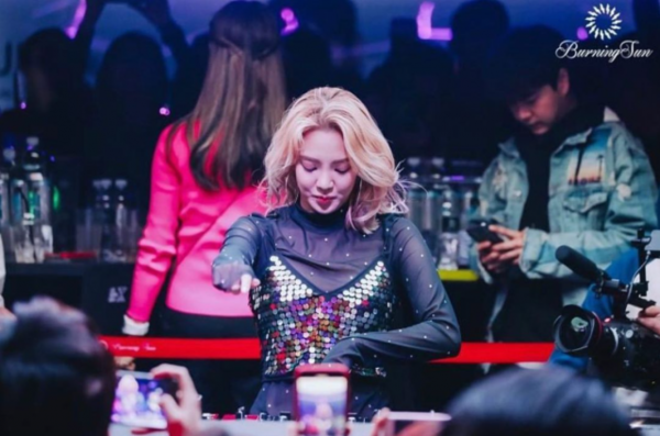 버닝썬 사건의 제보자 김상교가 올린 소녀시대 효연 사진 (사진, 김상교 인스타그램 캡처)