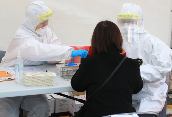 제주도 코로나19 선별진료소 모습.(사진=연합뉴스 제공)