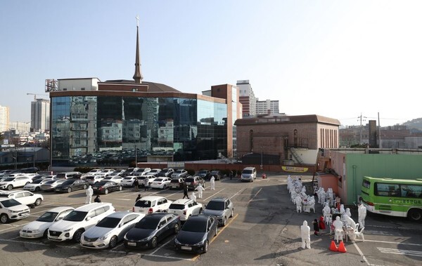 광주 안디옥교회에서 코로나19 확진자 21명이 나왔다.(사진=연합뉴스 제공)