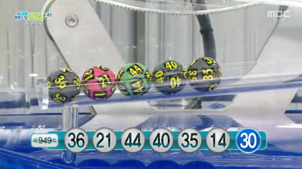 MBC '생방송 행복드림 로또 6/45'