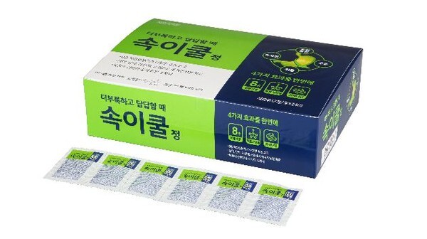 동아제약 복합소화제 '속이쿨정'(사진=동아제약 제공)