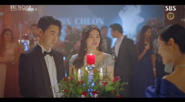 '펜트하우스2'에 깜짝 등장한 전진과 류이서 (사진, SBS '펜트하우스2' 캡처)