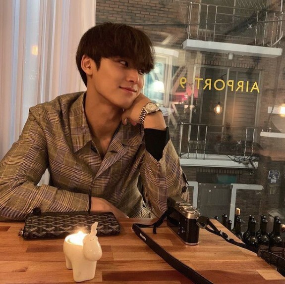 세븐틴 민규가 확폭 사실을 부인했다(사진, 세븐틴 민규 인스타그램 캡처 )