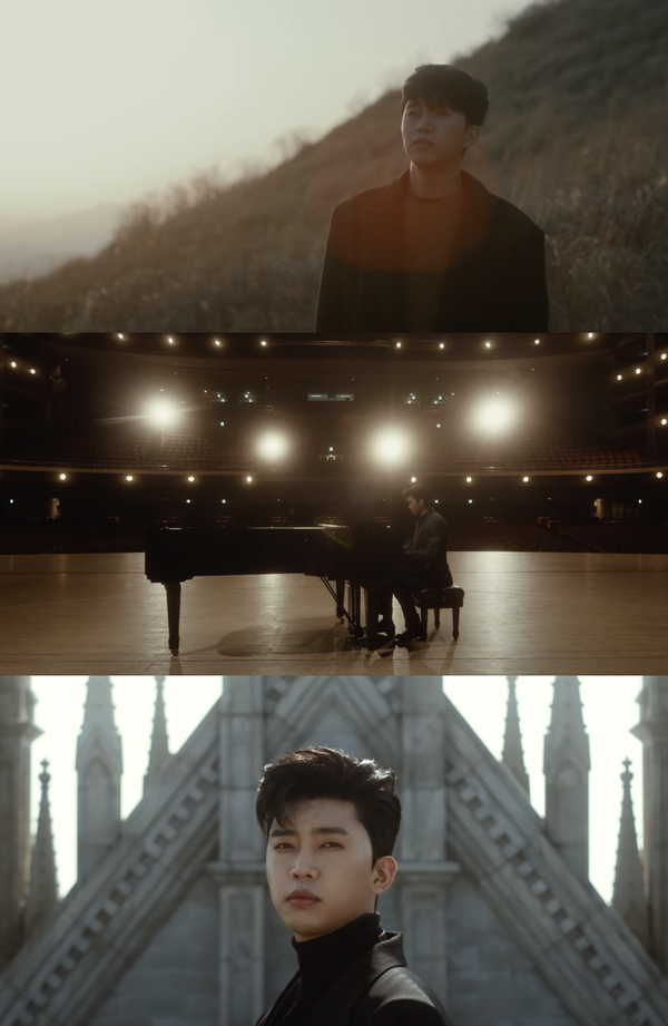 임영웅의 신곡 '별빛 같은 나의 사랑아' 음원과 뮤직비디오가 9일 오후 6시에 공개된다.(사진=임영웅 뮤직비디오 티저 영상 캡처)