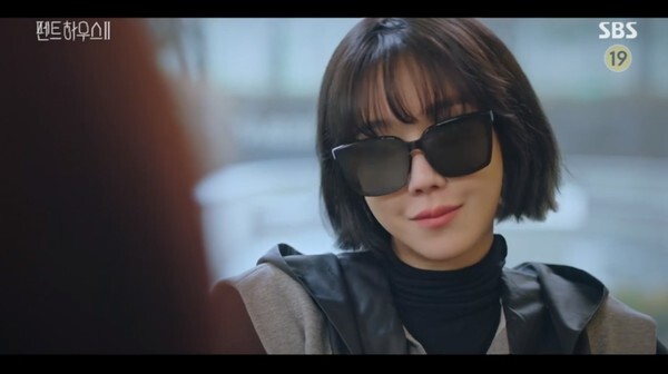 나애교가 정체를 밝혔다 (사진, SBS '펜트하우스2' 캡처)