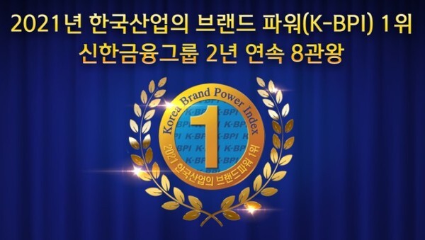 신한금융그룹이 브랜드 파워 조사에서 2년 연속 8개 부문 1위 브랜드에 선정됐다. (사진=신한금융그룹 제공)