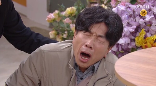 시한부 선고를 받은 한재수 (사진, KBS1TV '누가뭐래도' 캡처)