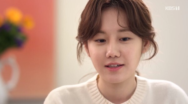 나준수의 마음을 확인한 신아리 (사진, KBS1TV '누가뭐래도' 캡처)