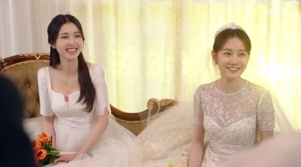 강대로, 김보라, 나준수, 신아리의 합동 결혼식(사진, KBS1TV '누가뭐래도' 캡처)