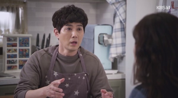 아버지가 결혼할까봐 불안한 금상백 (사진, KBS1TV '속아도 꿈결' 캡처)