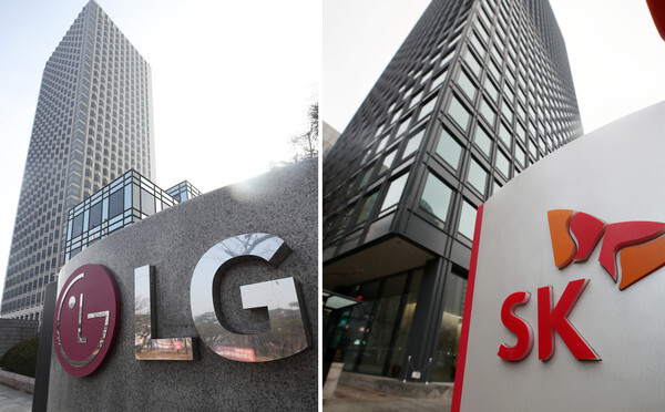 LG·SK 사옥/연합뉴스