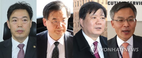 왼쪽부터 김오수·구본선·배성범·조남관. /연합뉴스