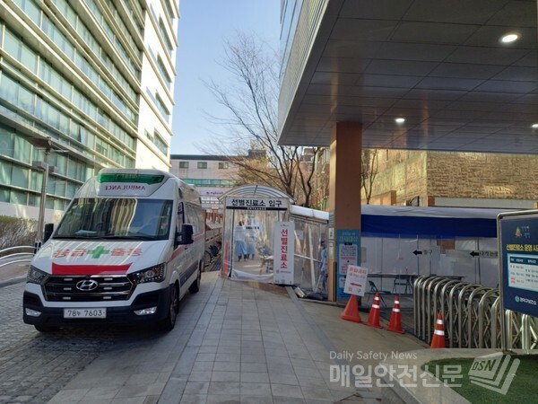 서울 관악구 보건소 선별검사소(사진, 김혜연 기자)