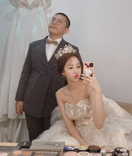 BJ철구와 외질혜(사진, BJ외질혜 인스타그램 캡처)