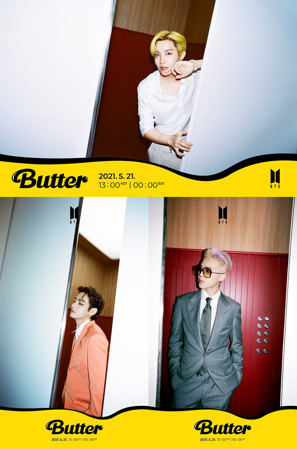 방탄소년단, 새 디지털 싱글 'Butter' 개별 티저 포토 공개! 제이홉·지민·뷔로 피날레 장식!/빅히트 뮤직 제공