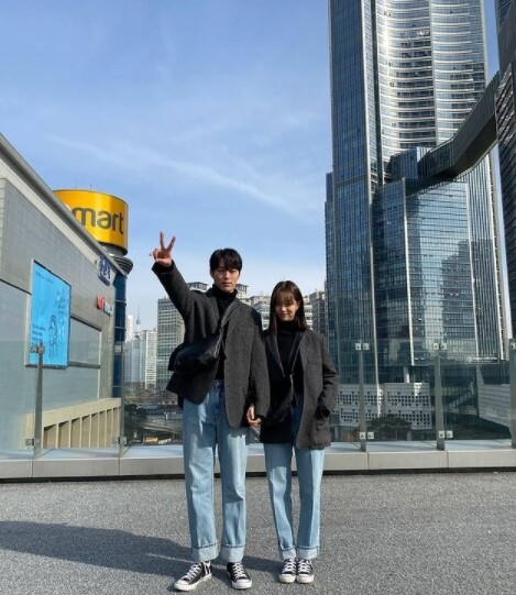 장기용과 혜리(사진, 혜리 인스타그램 캡처)