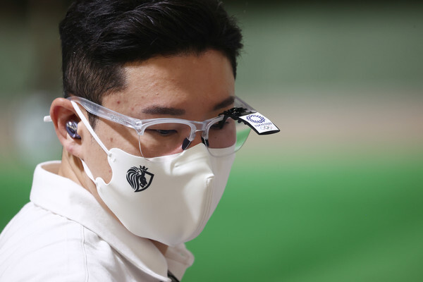 도쿄올림픽 10m공기권총 사격에 출전하는 진종오 선수 (사진, 연합뉴스 제공)