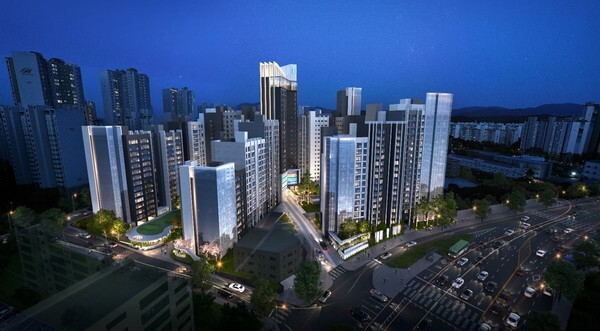 고덕아남 야경 조감도 (사진, 삼성물산 제공)