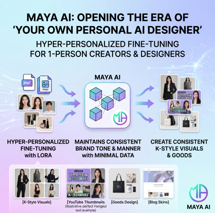 MAYA AI, 인플루언서·1인 크리...
